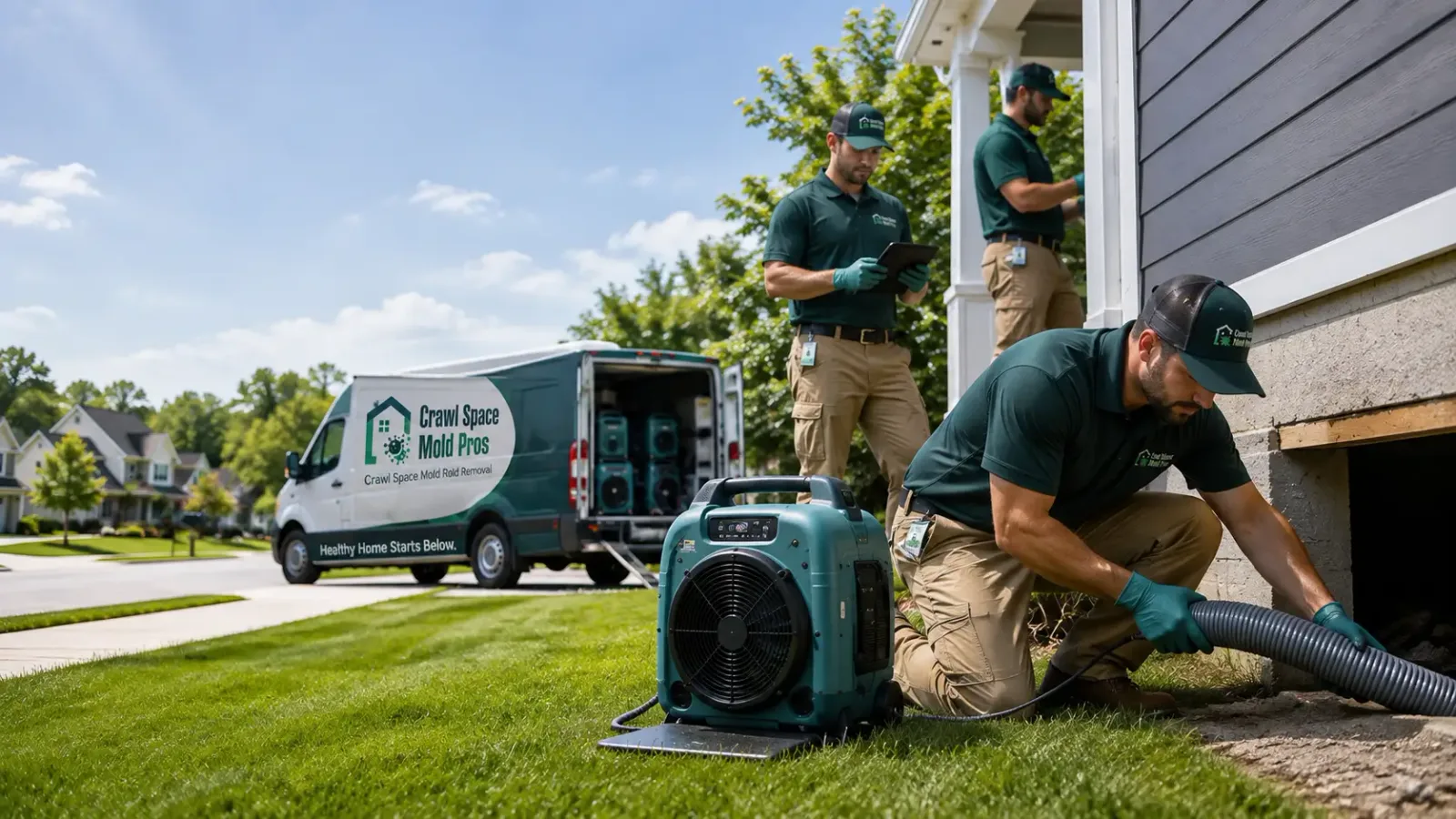 Crawl Space Mold Removal in Riverton, WY